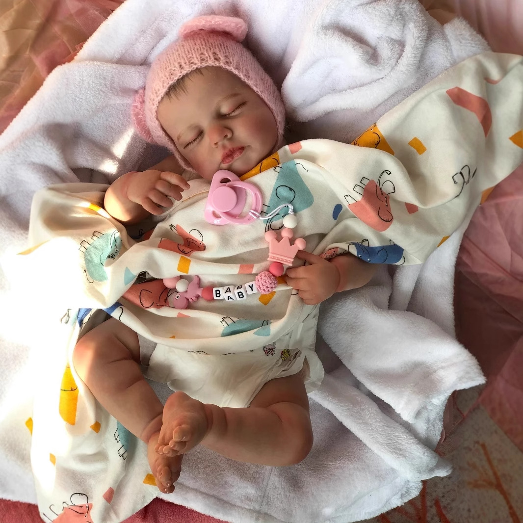 NPK simulación de productos genuinos muñeca renacida Loulou sueño bebé transfronterizo suministro de comercio electrónico AMAZON entrega de una sola pieza