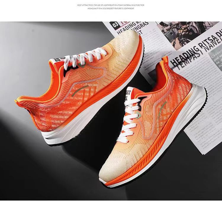 Scarpe da tennis da uomo Scarpe in pelle Sneakers Suola in gomma Calzature imbottite leggere e traspiranti_voghion.com