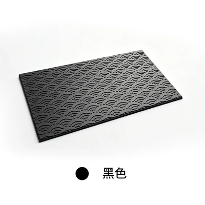 Car anti-slip mat, car dashboard mat, car storage mat, dashboard console fixing pad, in-car silicone adhesive pad (Anti-slip mat) - b-123-black