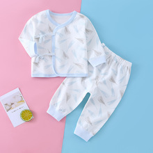 新生兒棉衣服 寶寶無骨套裝0-3-6個月系帶和尚服春秋冬嬰兒內衣