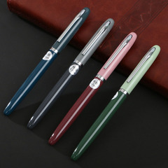 2024新款莫蘭迪學生鋼筆0.3極細尖金屬簽筆小口徑墨囊鋼筆批發