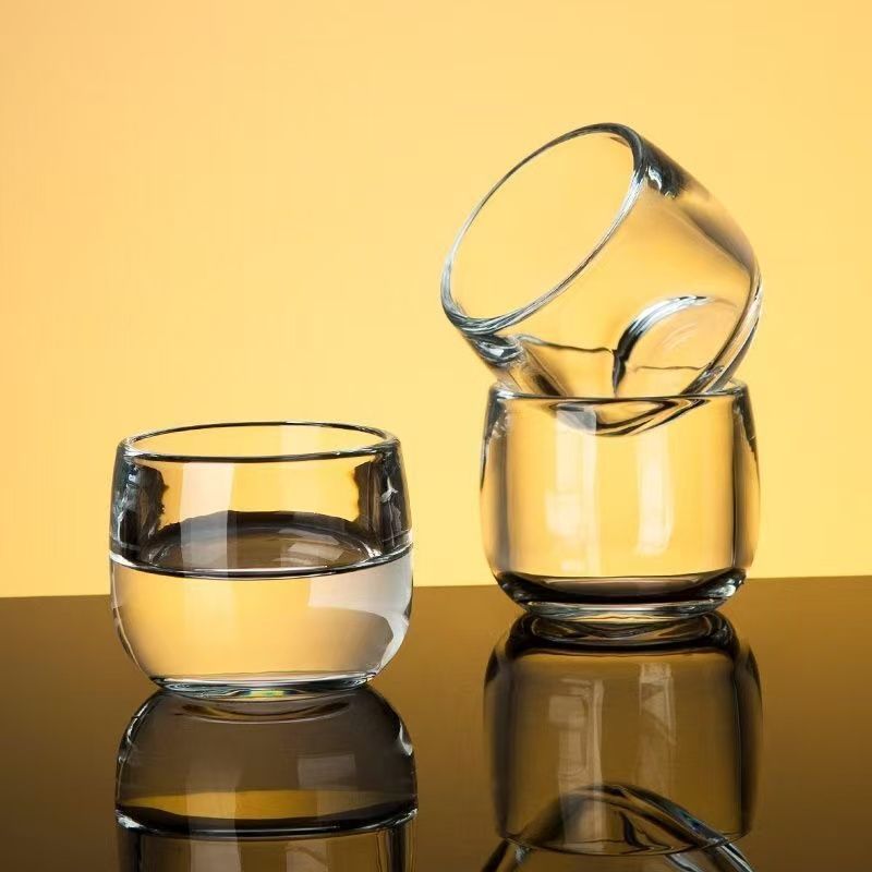 二两白酒杯高档高颜值二两加厚家用高端豪华养身酒杯2两小号酒具