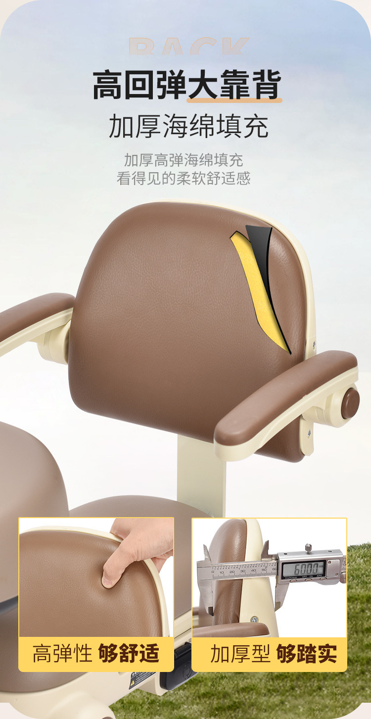 Wholesale In-Stock Electric Vehicle Rear Seat Backrest, Rear Backrest Seat, Foldable Armrest Fence Seat