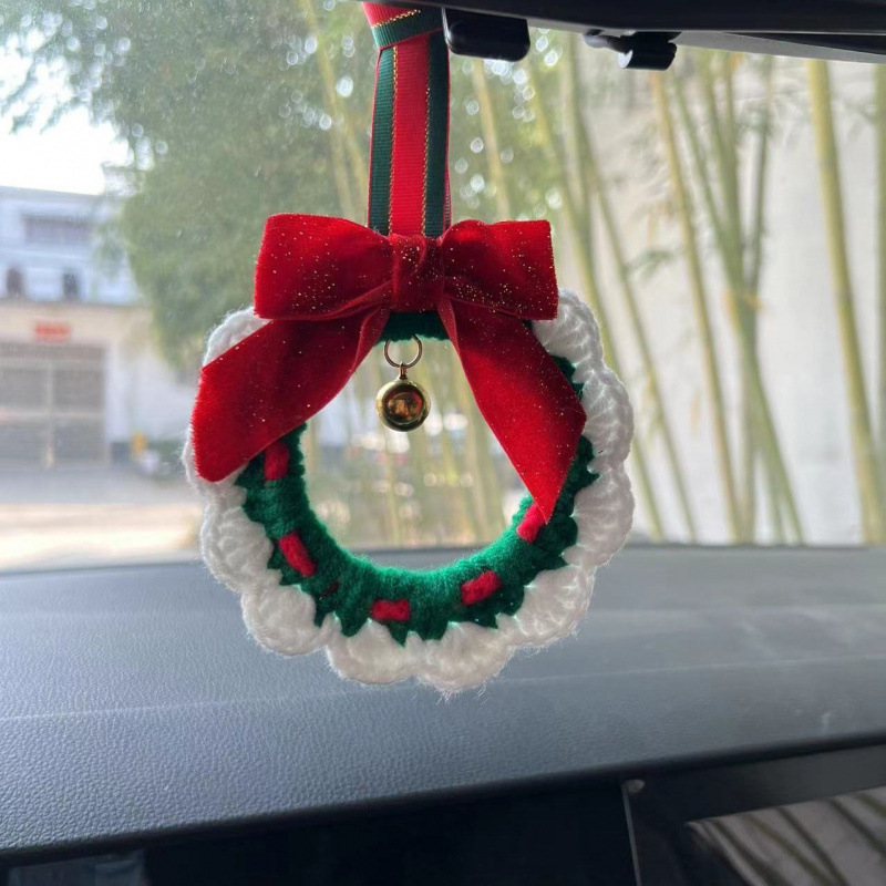 ドラえもん 車吊り下げ クリスマス 車吊り下げ 手作り DIY 編み込み 新年 平和のお守り 完成品 ギフトボックス ペンダント|undefined
