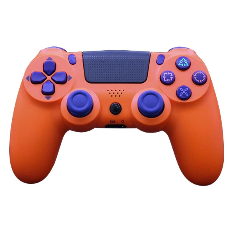 Control de juego P4 nuevo de fábrica, edición limitada, doble vibración con barra de luz, control inalámbrico P4, control de juego inalámbrico Bluetooth.