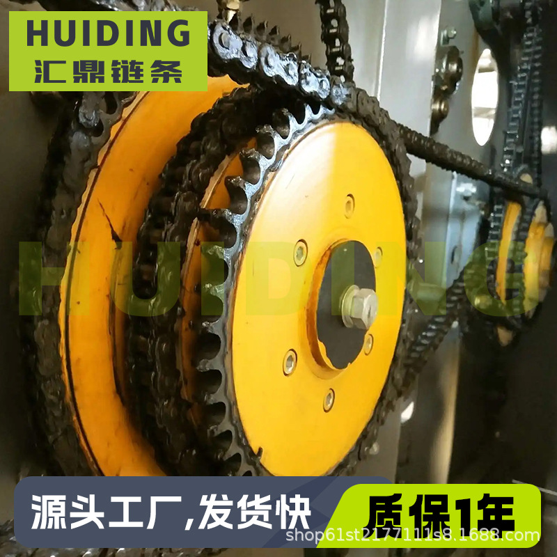 热卖滚子链条16A-1单排双排三排 工业传动链条厂家直销强韧