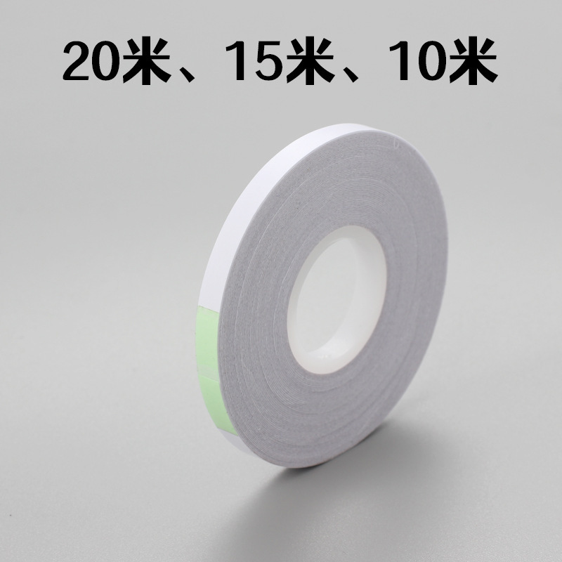 Cintas adhesivas de dos caras hechas a mano DIY mosaico adhesivo de dos caras soluble en agua para fijación temporal de tela