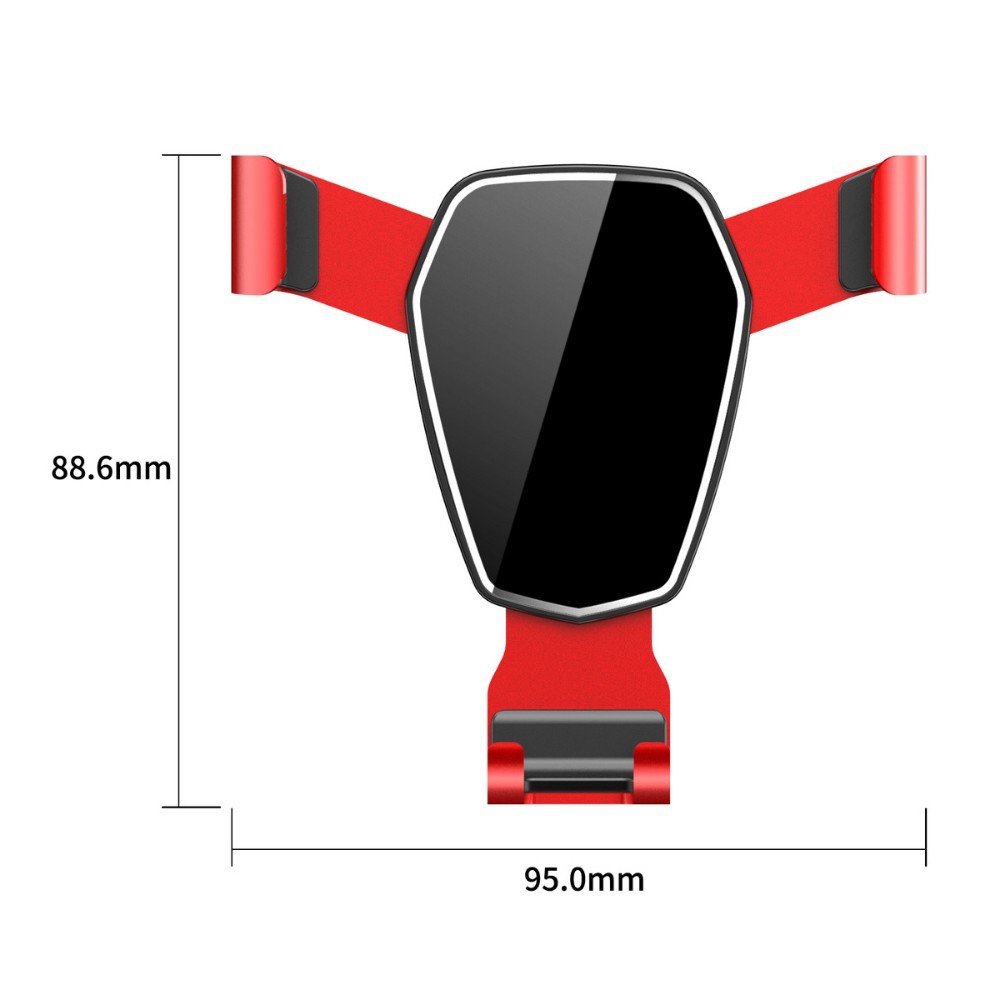 YSD30 Soporte para teléfono móvil para automóvil de tipo gravedad Modelo de aleación de plástico Soporte de navegación de salida de aire para automóvil Molde privado fijo