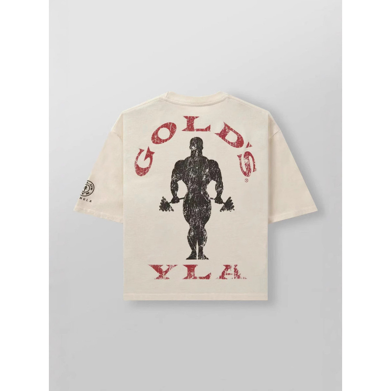 YOUNGLA新品メンズtシャツアウトドアランニングトレーニングトレーニングトレーニングフィットネス速乾通気性プリント上着|undefined