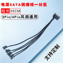 ��X�ԴSATA�D3Pin/4Pin�һ�����D�Ӿ�ɢ���L�ȔUչ��HUB������