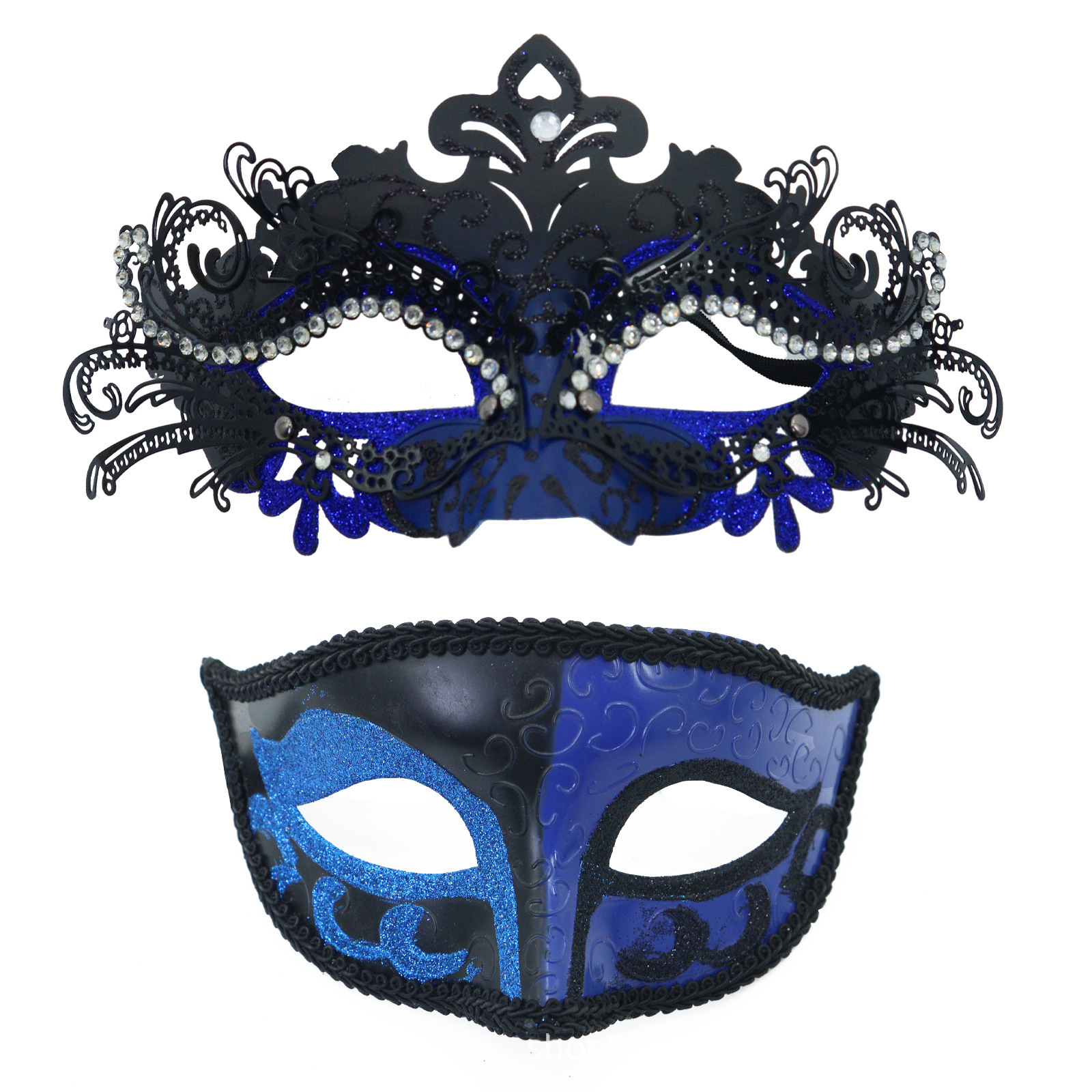 Transfronterizo suministro directo máscara de cabeza plana pintada Amazon Carnaval espectáculo de cine y televisión baile máscara de mitad de cara props