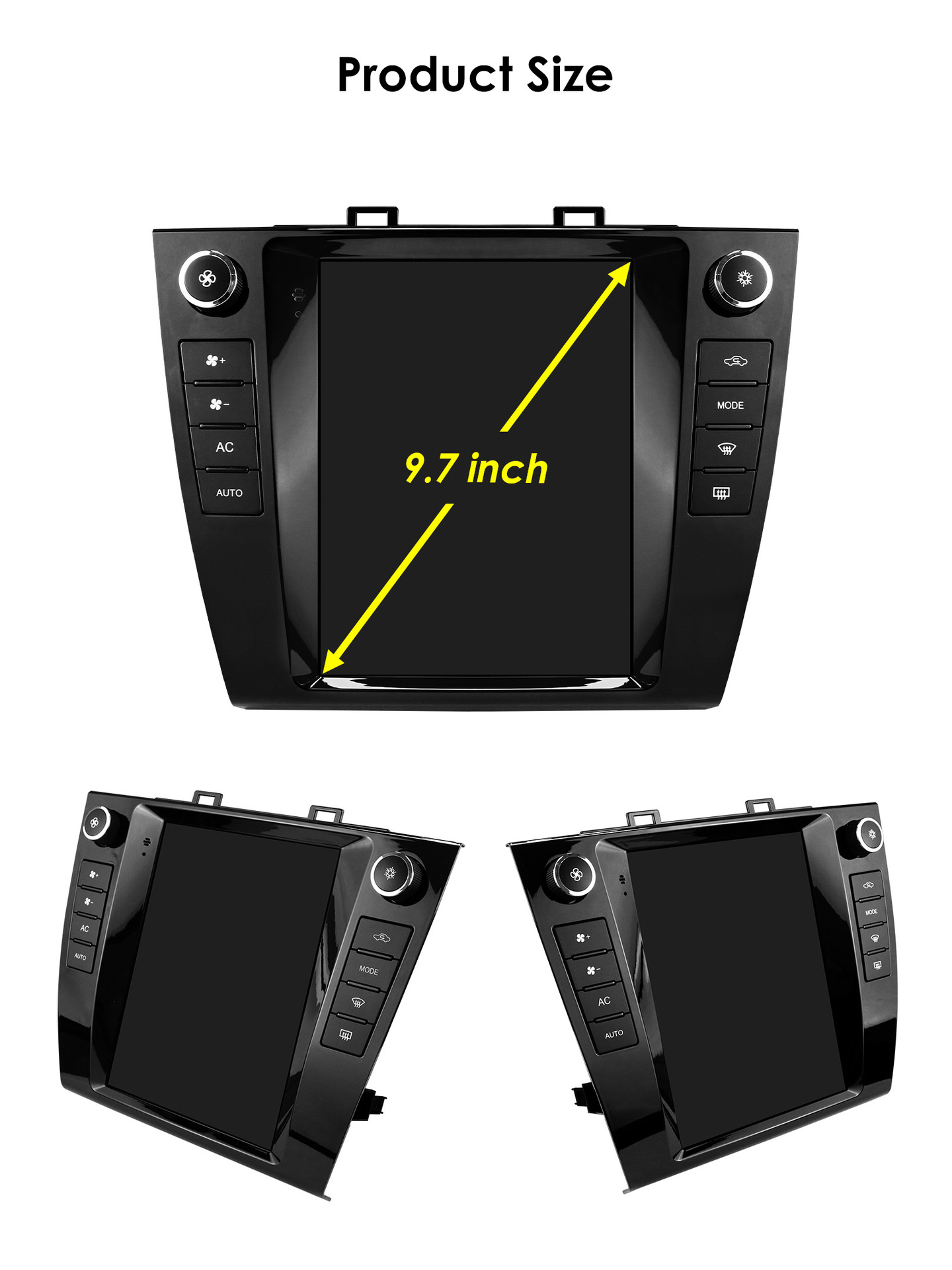 Suitable for 15-19 Subaru Outback 9.7inch Vertical Screen Android Car Mp5 Navigator with Wireless Carplay