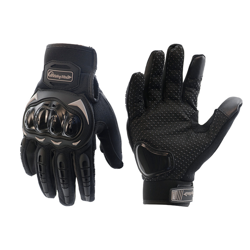 Motocicleta guantes de montar de dedo completo coche de carretera de verano hombre pantalla táctil anti-caída antideslizante motocicleta de montaña de fábrica