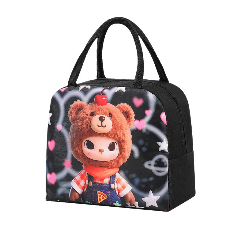 Transfronterizos nuevos dibujos animados lindos bolsas de almuerzo portátiles bolsas de aislamiento térmico bolsas de hielo con comida bolsas de almuerzo para niños pequeños bolsas de viaje