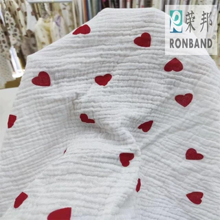 棉布活性数码印花布 连衣裙印花布  小碎花布料春夏