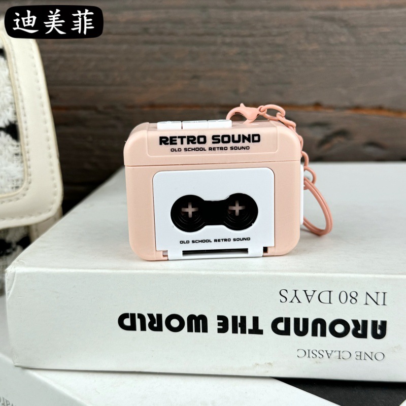 미니 레트로 레코더-핑크