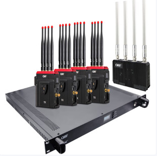 Wireless Video Transmission System Cvw Tianyan Four-Channel Ii Second Generation One-To-Four 1U Type 4 Transmitters 1 Receiver Wireless Video Transmission One-To-Four
