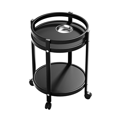 G3YN Mahjong Machine Coffee Table Double Layer Billiards Room Cigarette Ashtray Tea Water Rack Mahjong Table Side Table Tea Table Luxury Round
