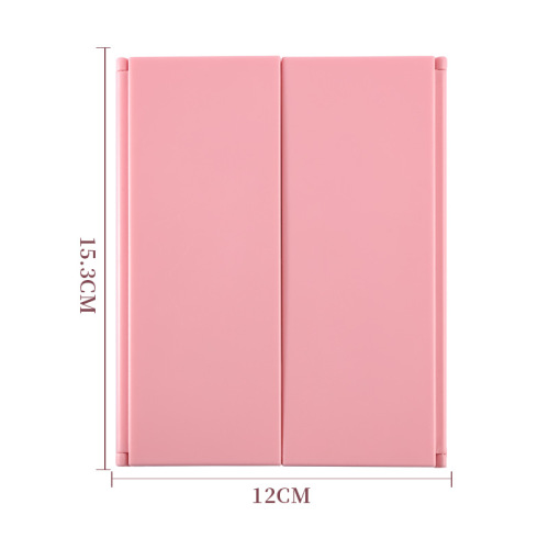 Travel Mirror 3-in-1 Folding Makeup Mirror, Portable Foldable Mirror, DIY Touch-up Mirror, High Definition Handheld Mirror, Plastic Mirror for Girls