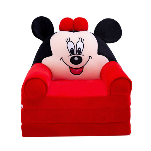 Extendable Kids Folding Sofa Bed Cartoon Baby Seat Kindergarten Nap Bed Lazy Sofa