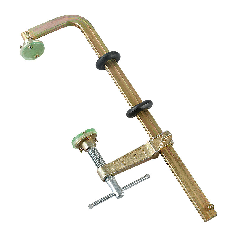 Abrazadera de piedra f abrazadera de empalme de servicio pesado fuerte en forma de g placa de sujeción de procesamiento de unión apretado fijo herramienta de abrazadera grande