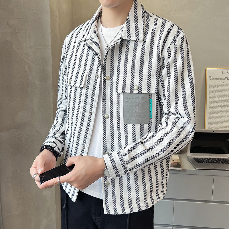 @店主风-抖音爆款加厚面料针织小香风翻领长袖夹克外套JK228-P85