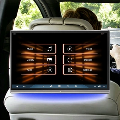 Qualcomm 8-Core 14inch External Android Monitor with 4g Car-Mounted 13.3inch Headrest Mp5 Monitor Sim Function (Car display)