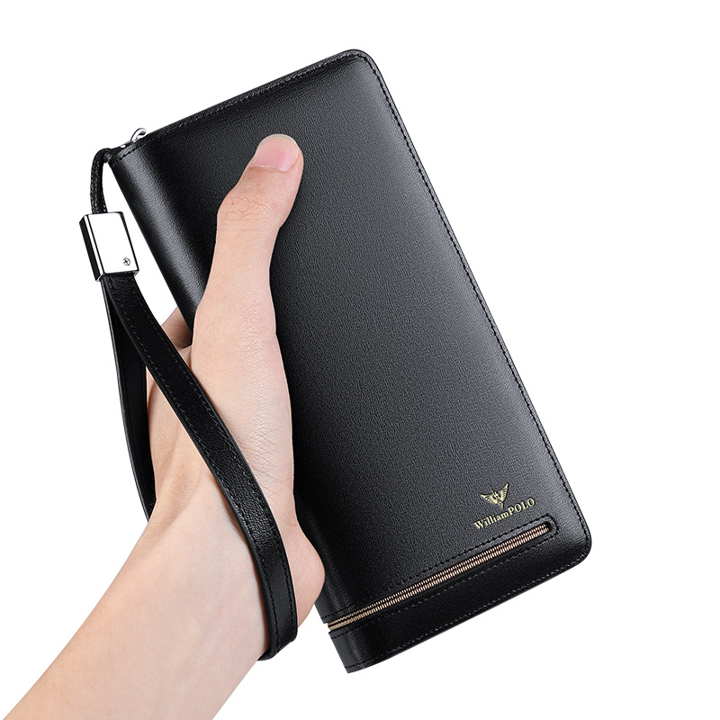 Ví card holder da bò cao cấp Emperor Paul nhiều ngăn dung tích lớn
