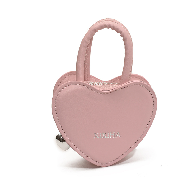 Dulce amor estilo de hombro para niños y niñas bolsas de collar mini bebé color sólido 2025 nuevo bolsas de cadena para niños