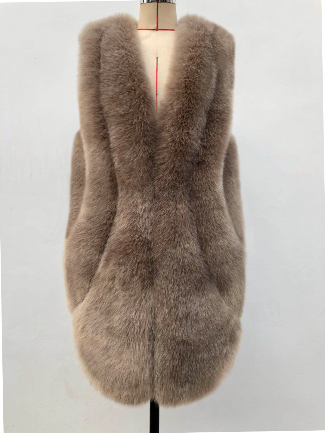 Damen Kunstfellweste Für Herbst Und Winter Modische Freizeitmode_voghion.com