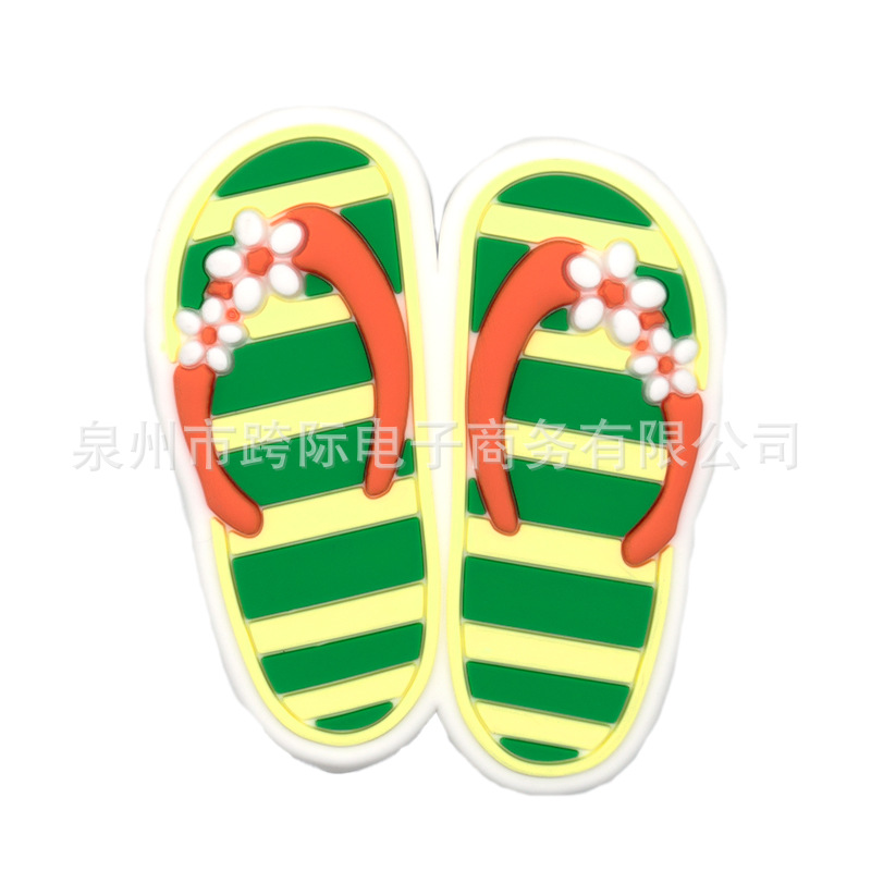 Bolsa de playa EVA colgante bogg bolsa agujero bolsa accesorios navideños flores botones extraíbles botones de flores accesorios DIY