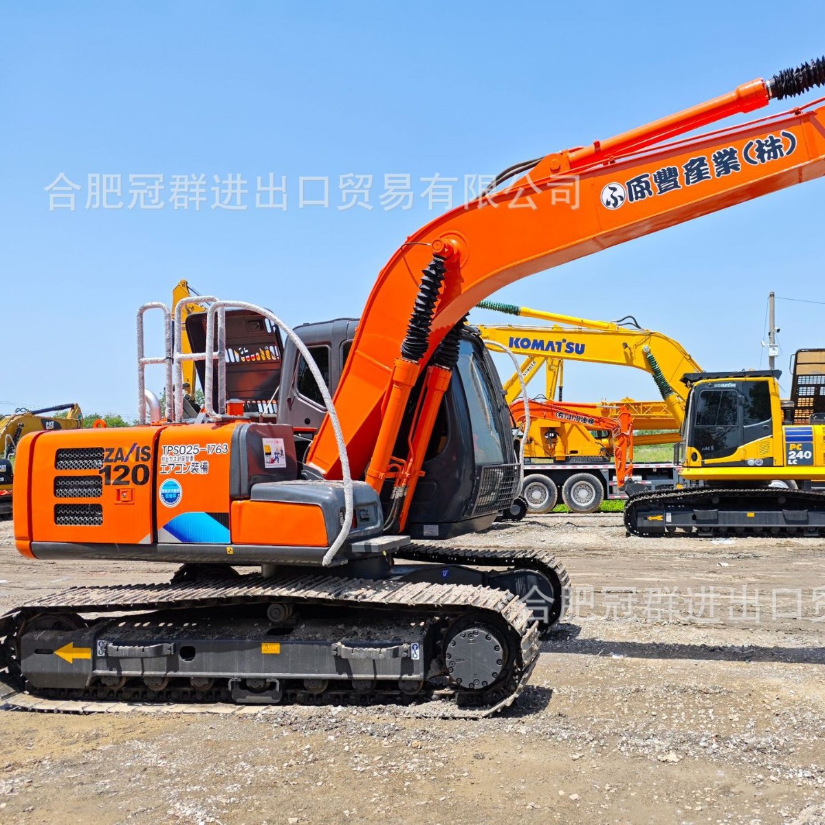 Hitachi ZAXIS120 60 70 excavadora de mediana y pequeña ventas directas de comercio exterior de Volvo