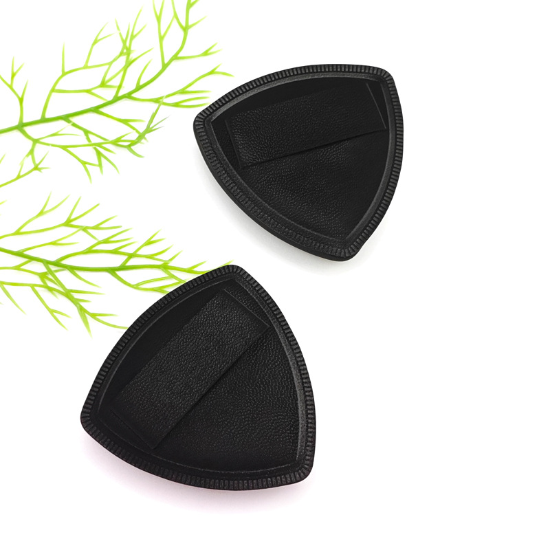 Piña negra patatas fritas puff cojín de aire algodón caramelo puff embalaje independiente esponja de cuero suave no comer polvo belleza huevo polvo suelto