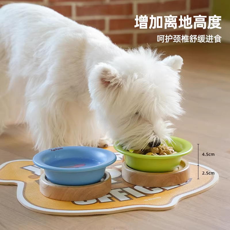 Disney Crazy Animal City Judinik Pet Cerámica Tazón para gatos Tazón para perros Anti-volcado Tazón para perros Rack