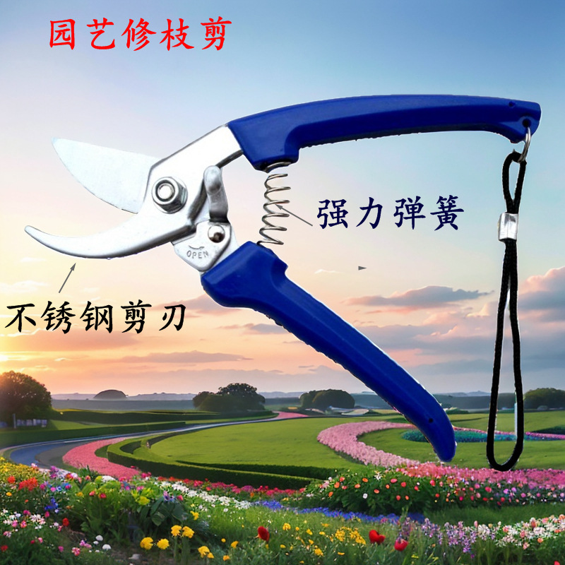园林剪刀批发YL902园艺剪修枝剪果枝摘果花园省力剪枝加厚