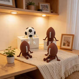 跨境新款football buddies足球伙伴玩具3D打印摆件家居客厅装饰品