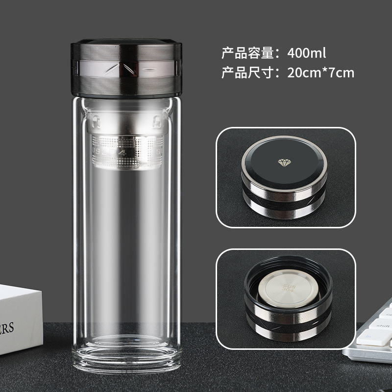 20호 다이아몬드 블랙 크리스탈 탑 400ml