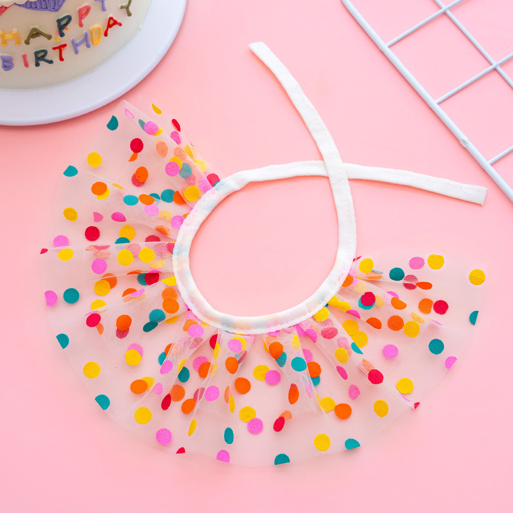 Toallas de saliva coloridos puntos