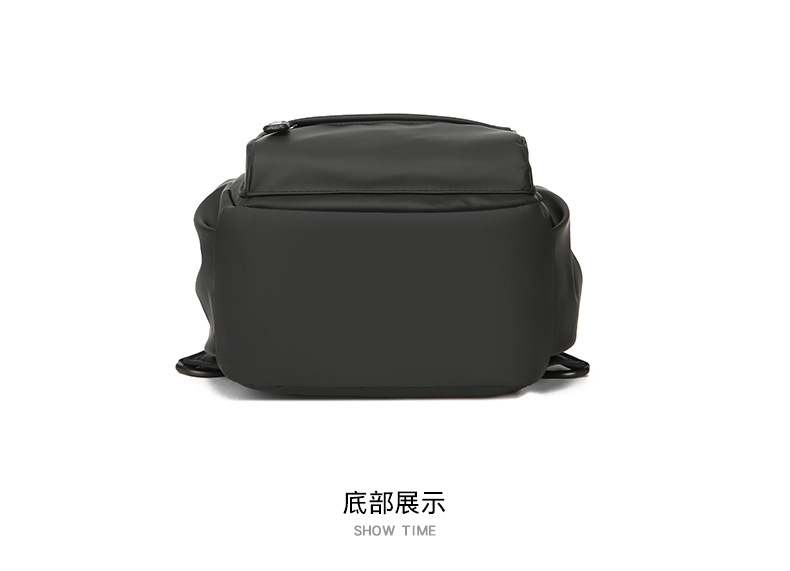 Customized men's business chest bag, trendy casual cycling backpack, lightweight large-capacity single-shoulder bag, simple crossbody bag undefined