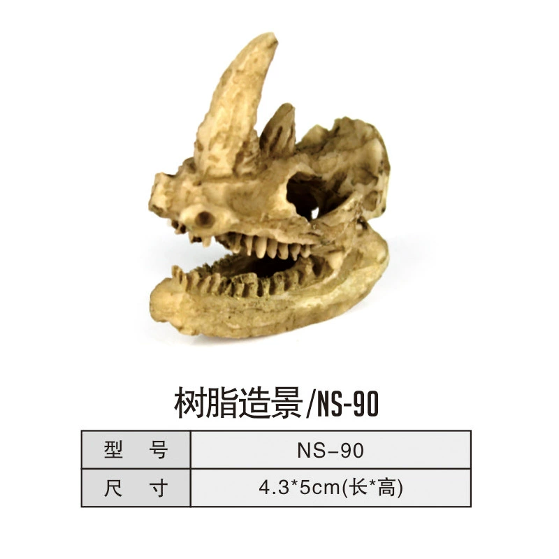 Чехол для рептилий Ящерица Чехол Паук Скорпион Дворец Чехол Рептилия Череп DTY Смола Декоративный Пейзаж