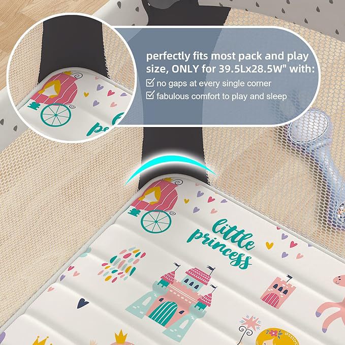 Cama de bebé colchón de espesamiento cama de niños almohadilla suave cama de siesta sin ruido comercio exterior al por mayor personalizado transfronterizo