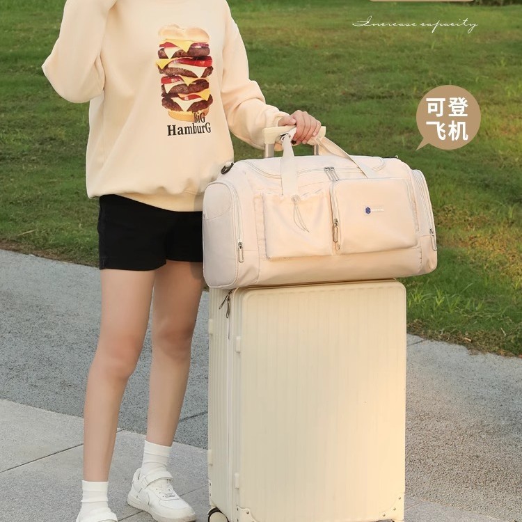 체육관 가방 접이식 경량 보관 휴대용 대용량 단거리 수영 체육관 가방 남녀 학생 여행 가방
