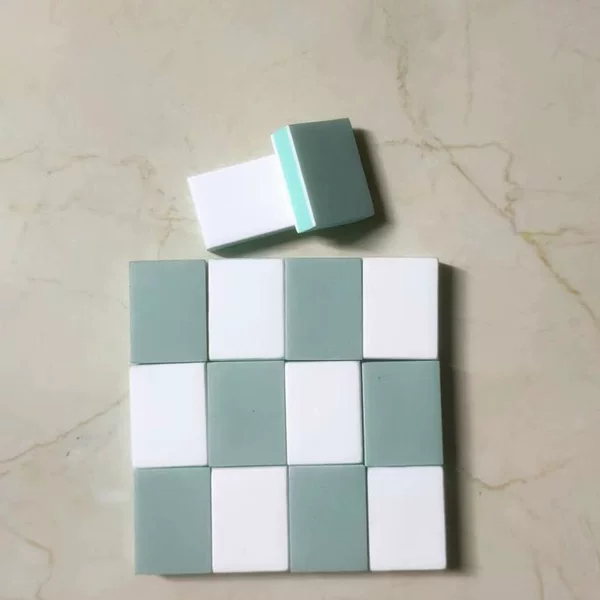 Factory in stock mini green white Wenwan appliance nail polish sponge polishing block