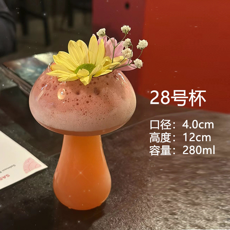 Tazas de cóctel creativas Tazas de vidrio de pie alto Tazas de bar personales Tazas de vino Tazas de champán Tazas de mojito martini