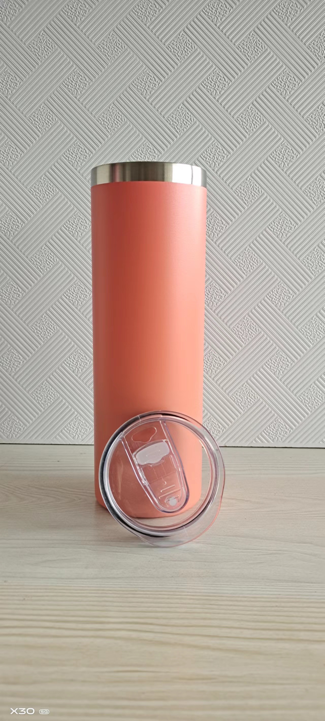 Comercio exterior nuevo acero inoxidable de 30oz taza de aislamiento de doble capa taza de café portátil taza de automóvil taza de agua recta moldeada por pulverización