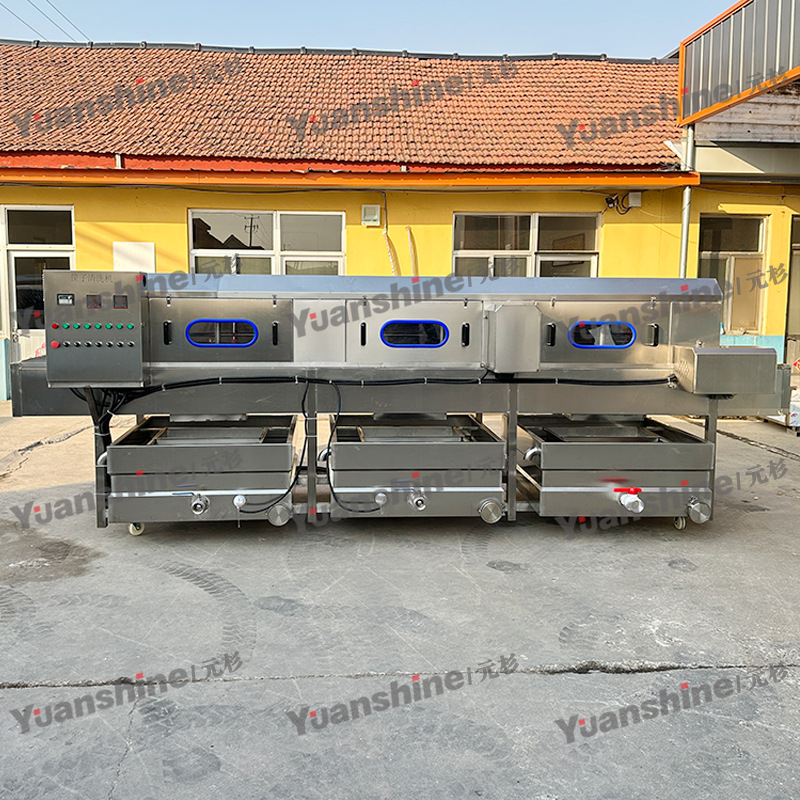 塑料筐清洗机 高压喷淋海鲜筐去腥清洗机 箱子去油污清洗机