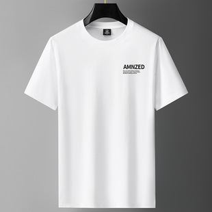 Men's Short-Sleeved T-Shirt Pure Cotton Summer 2025 New Sports Loose Student Half-Sleeved Trendyy Versatile Trendyy Brand T-Shirt