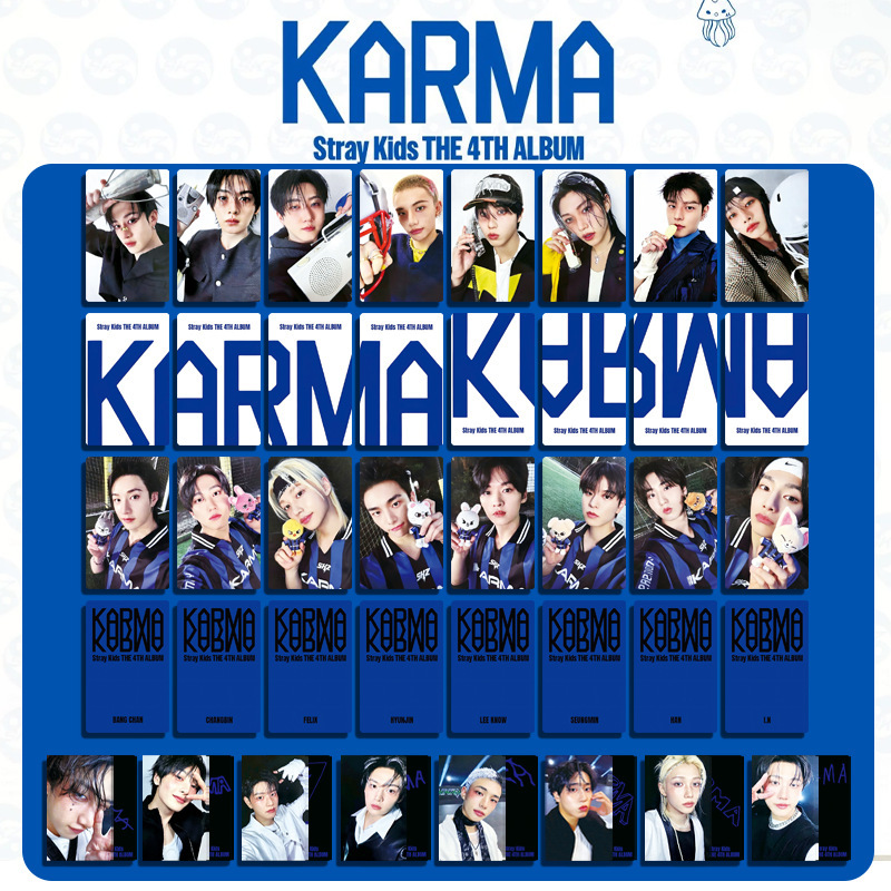 StrayKids《KARMA》专辑卡 明信片 特典卡 幸运卡 随机卡 周边|undefined