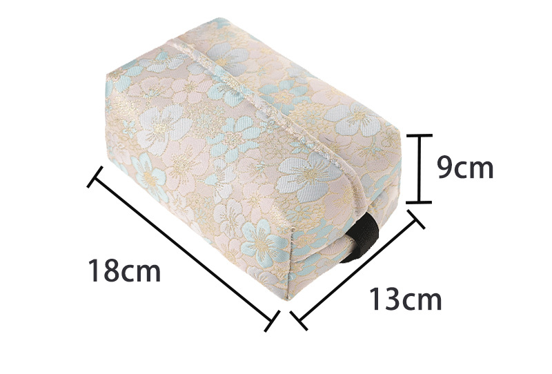 Manufacturer-customized car tissue box, new Chinese-style car seat back-mounted tissue bag, multifunctional car tissue dispenser