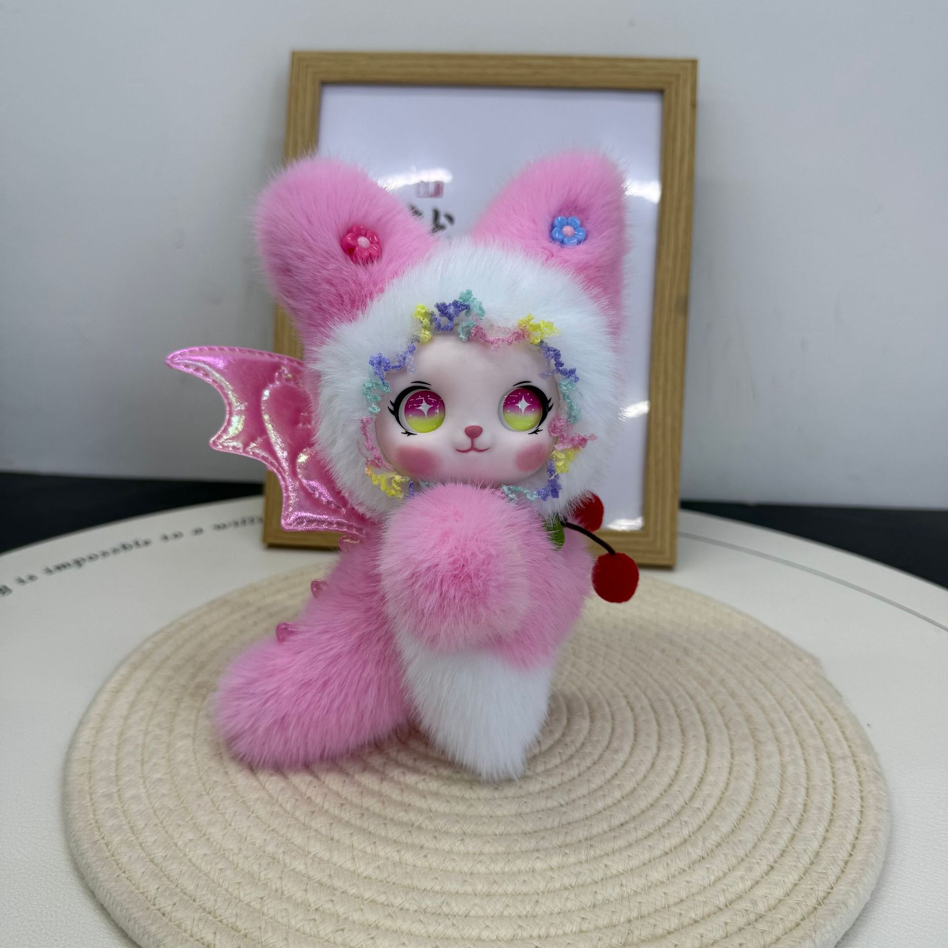Pendant Little Angel Doll Plush Toy Keychain Car Ornament Hanging Decoration Crossbody Bag Doll Cute Cartoon Doll